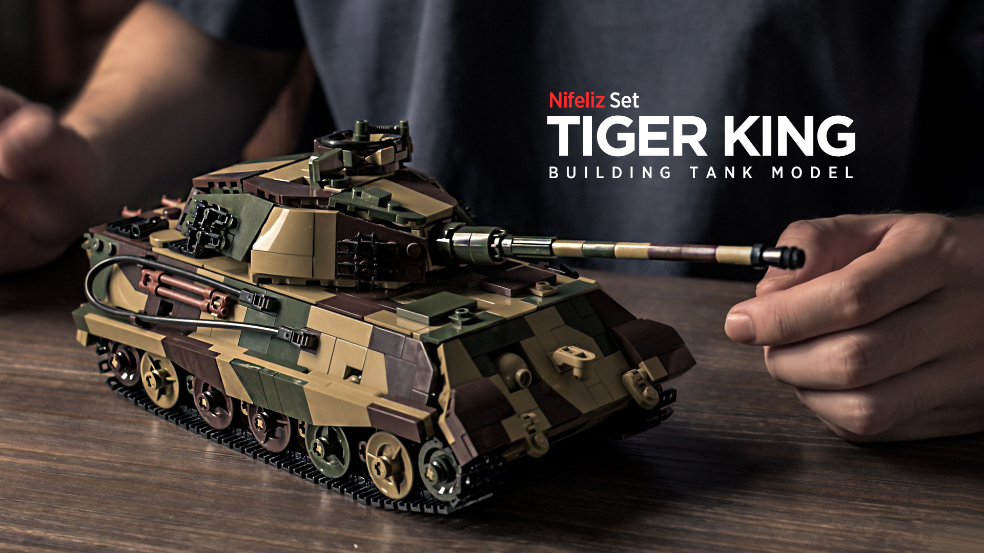 Amazon.com: Nifeliz King Tiger Tank Building Set, WW2 Military
